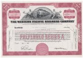 Pacific Union Stock Certificate