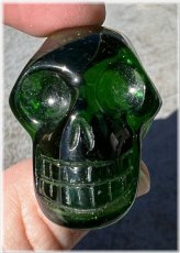 Emerald Heart Harmony Skull