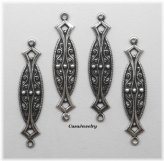 Sterling Filigree Ring Connector Set