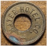 Mayer Hotel Co. Cigar Token