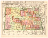 North Dakota Vintage Map from 1903