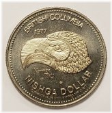 Nishga Dollar - British Columbia Trade Token (1977)