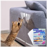 Scratch Shield - Set of 12 Clear Adhesive Protectors with Clips