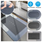 SoftStep Quick-Dry Bathroom Mat Set with Non-Slip Backing