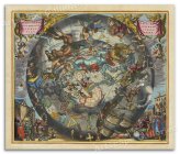 Southern Hemisphere Star Chart - Plate 28, Harmonia Macrocosmica