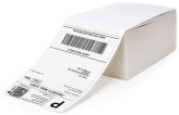 Fanfold Thermal Labels for Zebra Rollo Printers