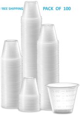 Graduated Medicine Cups - Pack of 100