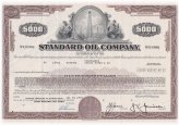 Vintage Standard Oil Company Bond Certificate