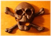 Skull & Crossbones Cast Iron Bottle Opener