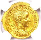 Gordian III Gold Aureus - 238-244 AD (NGC MS Certified)