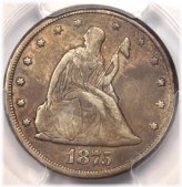 Carson City Twenty Cent Piece - PCGS VF Detail