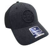 Black and Gold Stretch Fit Flex Cap