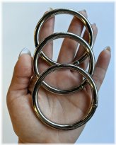 Nickel-Plated Welded O-Rings in Multiple Pack Sizes