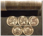 1957-D Jefferson Nickel Uncirculated Roll
