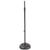 Round Base Mic Stand - Black