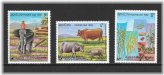 Laos Republic 8th Anniversary Stamp Set