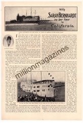 Sarah Bernhardt's California Tour Program