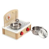 Wooden Tabletop Kitchen & Grill Set