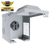 RV Power Outlet Enclosure - Weather Resistant 50 Amp NEMA 14-50R