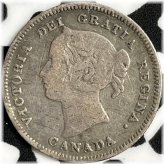 Canadian Silver 5 Cents Collection (1901)