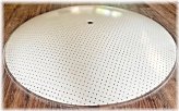 White Dot Glass Ceiling Shade