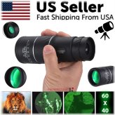 NightView 40X60 Waterproof Monocular