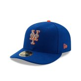 Blue and Gray Fitted Hat for New York Mets Fans