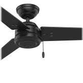 Matte Black Casual Breeze Ceiling Fan