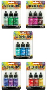 Tim Holtz's Artisanal Ink Trio: Choose Your Colors for Stunning Stamping Results