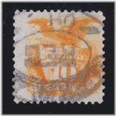 1875 10c Re-Issue Stamp with OH Reg Cancel & PF Cert