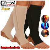 Copper Zipper Compression Socks