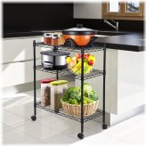 SteelMax 3-Tier Rolling Storage Rack