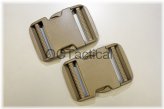 Tan Dual Adjust Lock Monster Side Release Buckles