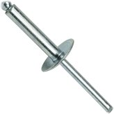 Steel Dome Rivets - 3/16" Large Flange (Qty 25)