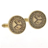 Metro Token Pair Cufflinks