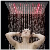 Serenity Falls LED Rainfall Showerhead Collection