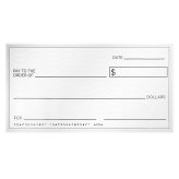 Jumbo Presentation Plaque: Reusable Dry Erase Check