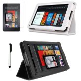 Kindle Fire 7" Protective Folio Cover with Stand and Leather Finish