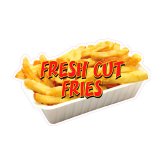 Red Fry Truck Decals