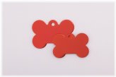 Anodized Aluminum Bone Tags - Bulk Pack of 10