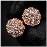 Floral Cluster Stud Earrings