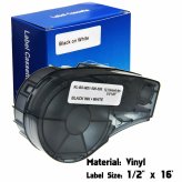 Brady M21-500-595-WT BMP21-PLUS Black/White Label Cartridge