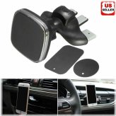 360º Magnetic Phone and GPS Mount for Car CD Slot and Air Vent