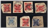 Palestine Stamp Collection: 1918-21 Jerusalem Mandate Cancels