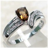 Topaz Sparkle Sterling Ring