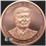 Presidential Copper Commemorative Round