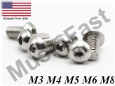 Precision Metric Button Socket Screws