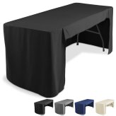 Open-Back Tablecloth Cover for 6' Tables