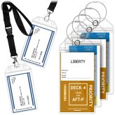 VoyagePro Personalized Travel Tag with Secure Seal and Steel Loop