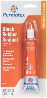 Black Rubber Sealant 1.5 oz. Tube
